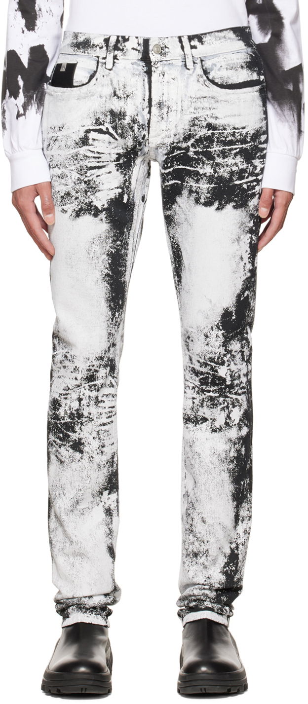 Kavbojke 1017 ALYX 9SM 1017 ALYX 9SM Treated Jeans Bela | AAMPA0271FA03.F22