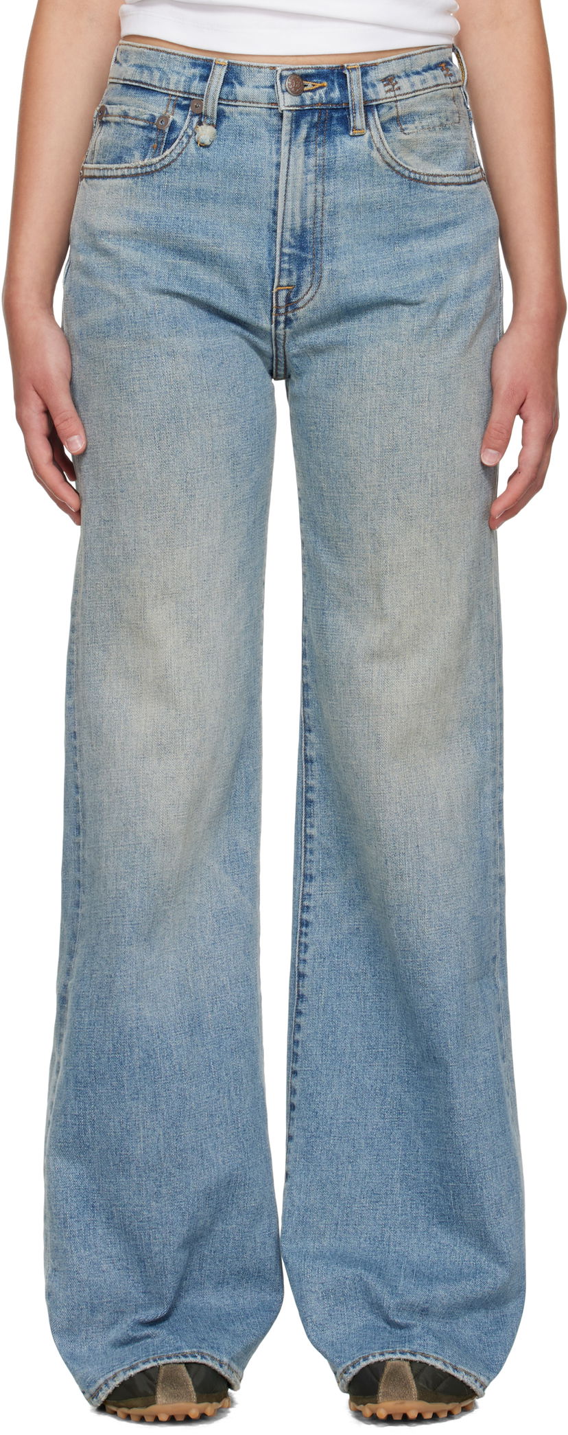 Kavbojke R13 R13 Straight Leg Jeans Modra | R13WD188-D247A