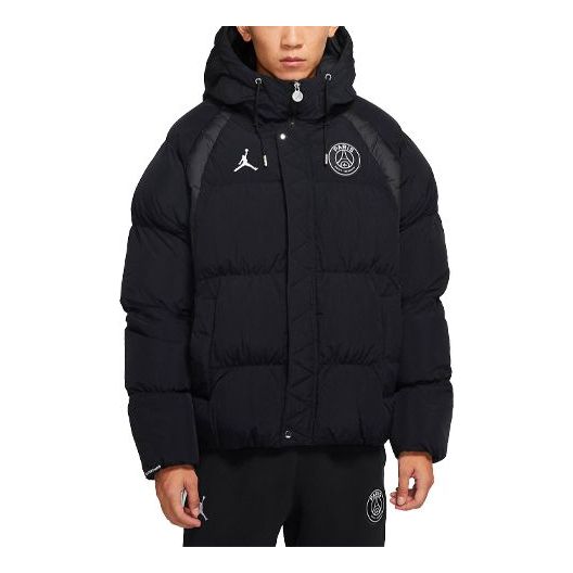 Puhovka Jordan Air Jordan Paris Saint-Germain Padded Hooded Jacket Črna | DB6495-010