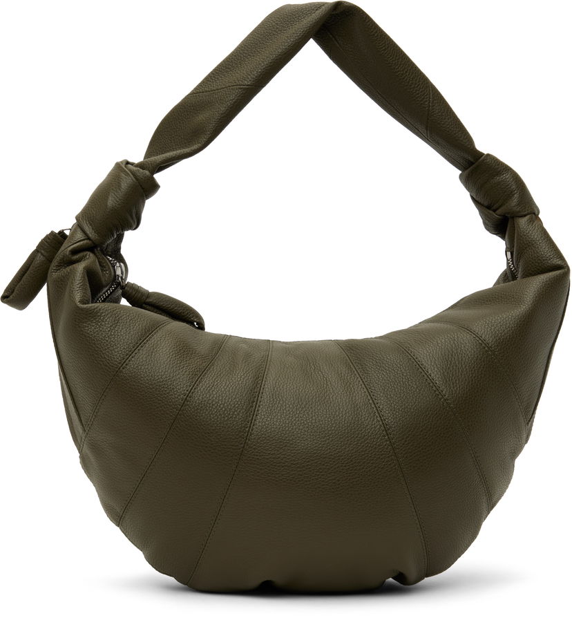 Torbica LEMAIRE LEMAIRE Fortune Croissant Leather Shoulder Bag Zelena | BG0071 LL0018