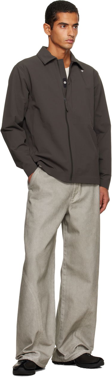 Jakna Stone Island Tela Resinata Jacket Siva | K2S15 1200024 S0G12, 3