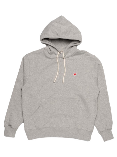 Pulover New Balance Hoodie Made in USA Siva | MT21540_AG