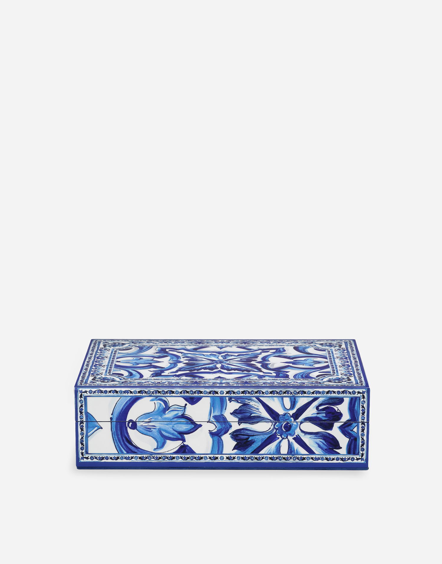 Home decor Dolce & Gabbana Dolce & Gabbana Large Decorated Plexiglass Box Onesize Modra | TCC201TCAMYUB008, 1