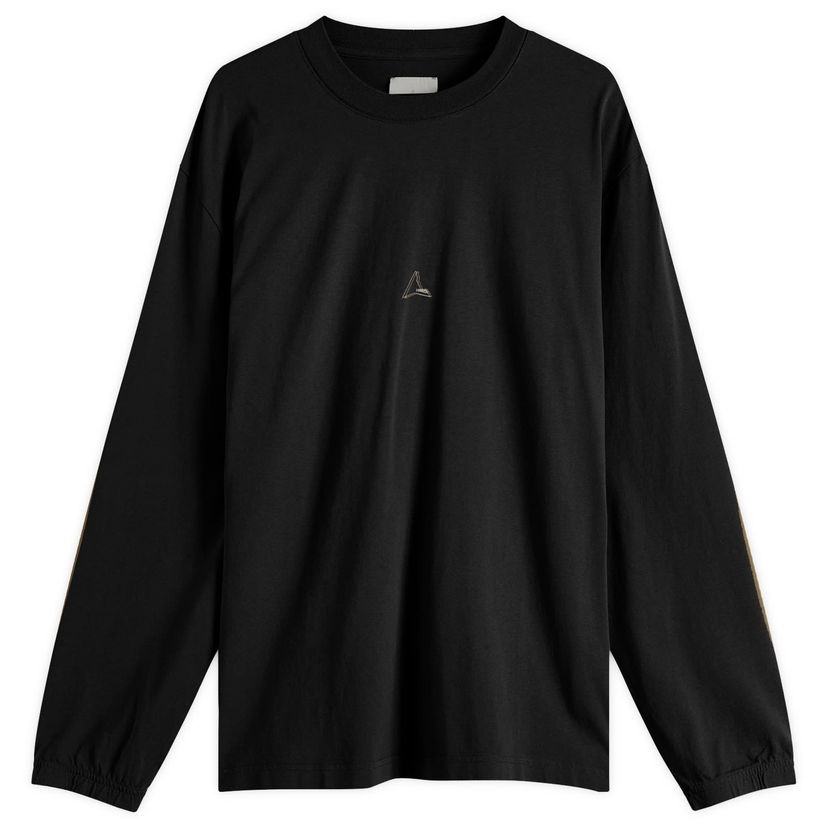 Majica ROA ROA Logo Long Sleeve T-Shirt, Size Large Črna | RBMW0399JY35-BLK0001