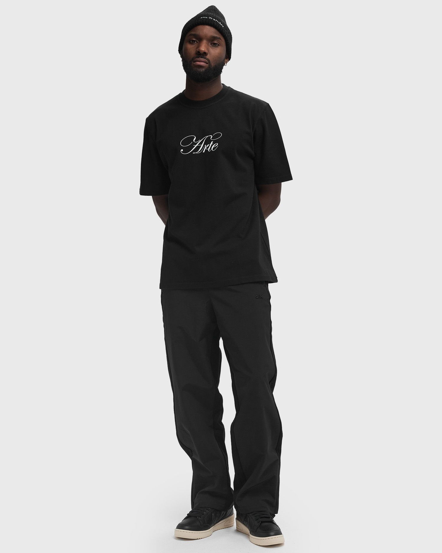 Majica Arte Antwerp Front Print Tee Črna | AW24-126T-BLACK, 1