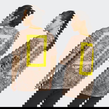 Majica adidas Performance Terrex National Geographic Graphic Tencel Short Sleeve Tee Bež | IC4941, 3