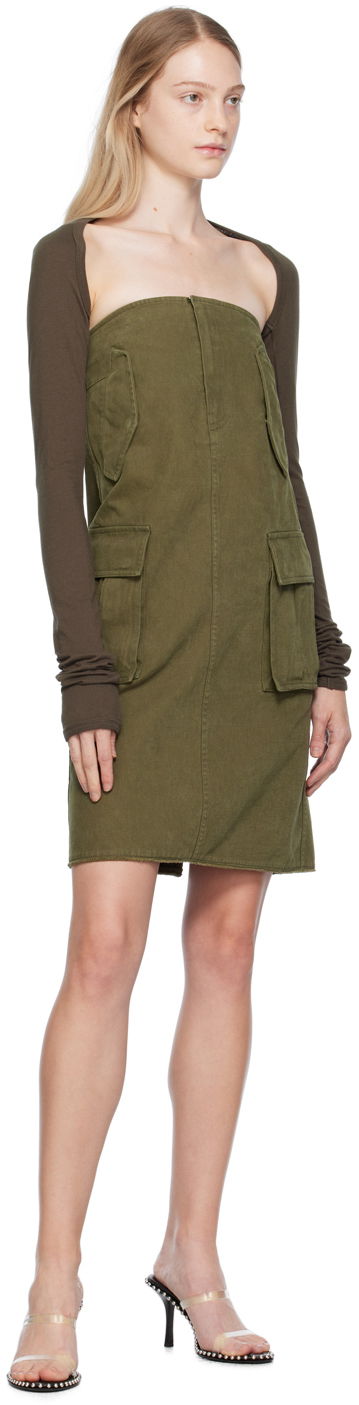 Obleke We11done We11done Cargo Midi Skirt Zelena | WD-OP3-23-175-W-KK, 3