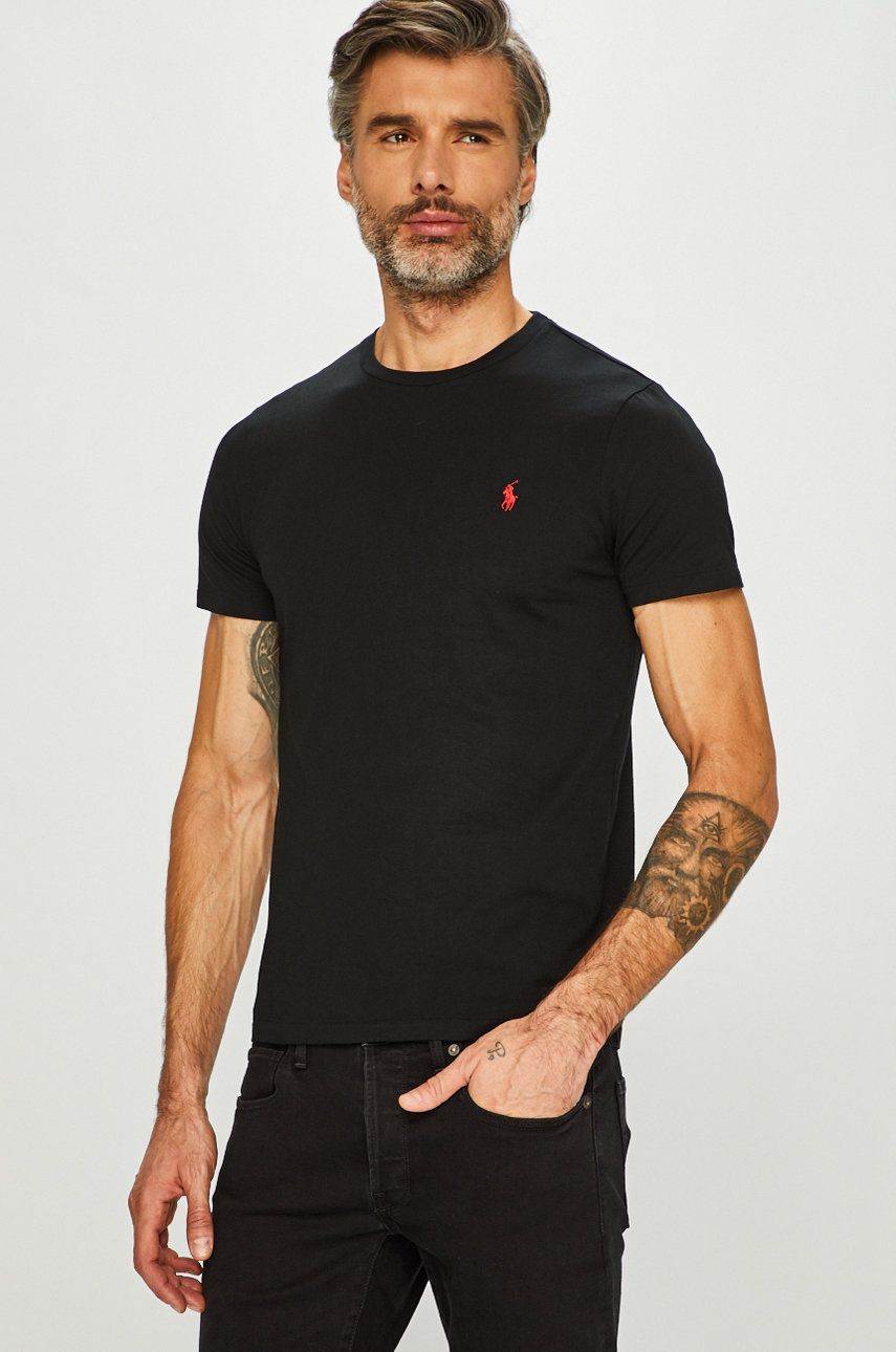 Majica Polo by Ralph Lauren Custom Fit Tee Črna | 710680785001, 0