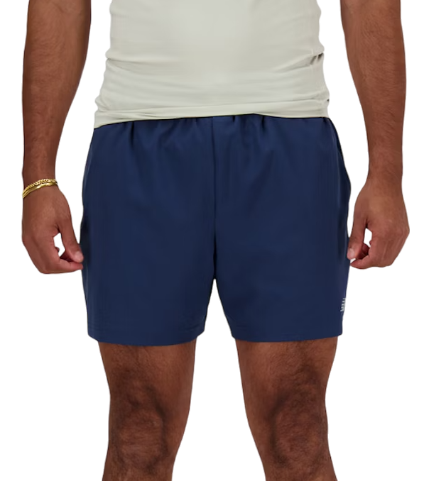 Kratke hlače New Balance Sport Essentials 5" Shorts Mornarica | gk23308m-svp