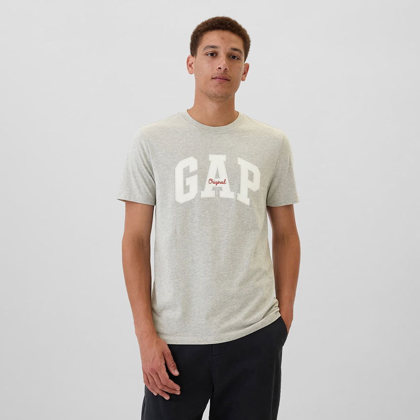 Majica GAP T-shirt Logo Tee Heather Grey S Siva | 542246-00