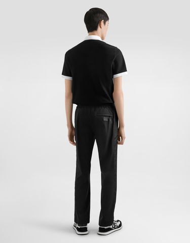 Hlače Dolce & Gabbana Dolce & Gabbana Structured Wool Canvas Trousers Črna | GP14UTFURK8N0000, 2