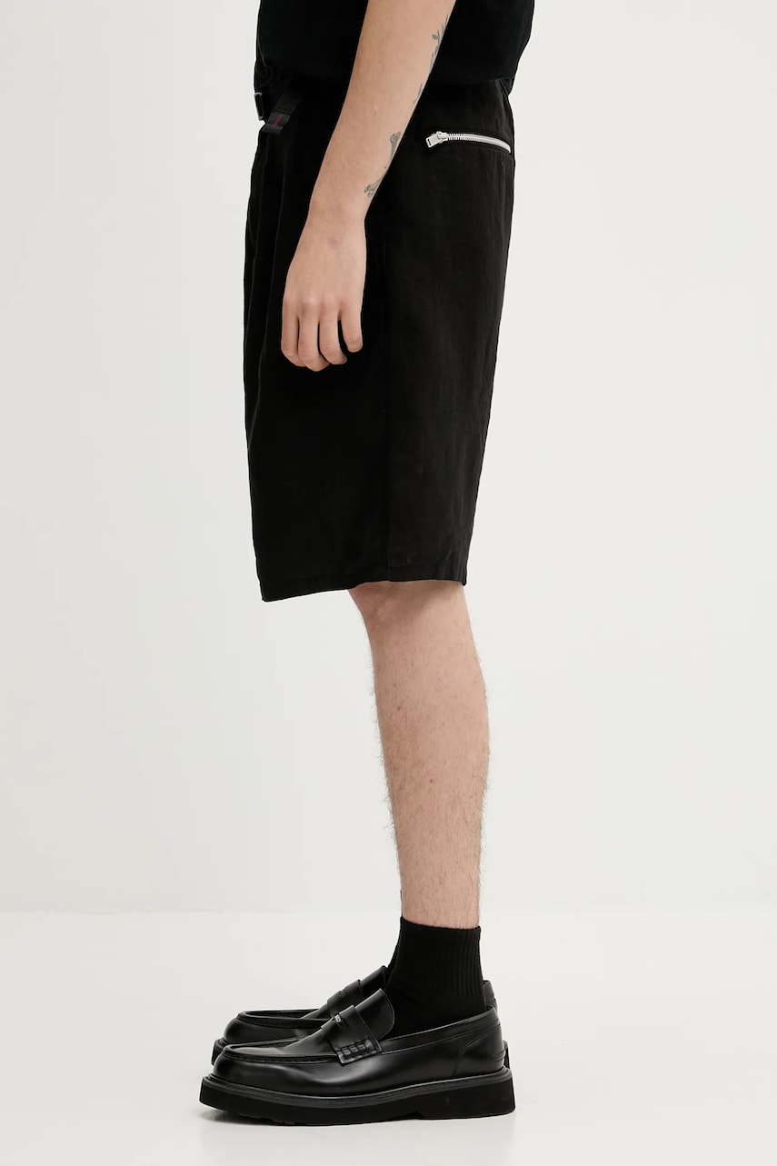Kratke hlače UNDERCOVER Undercover Linen Shorts Črna | UC1E4518, 1