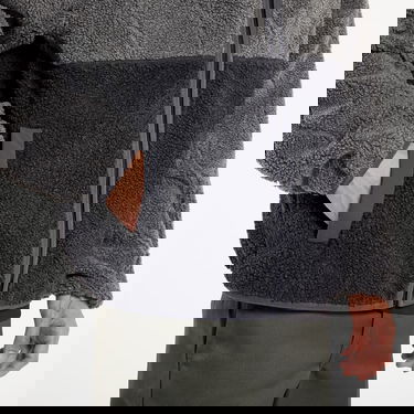 Jakna Tommy Hilfiger Teddy Essential Jacket Black Črna | DM0DM19644 BDS, 2