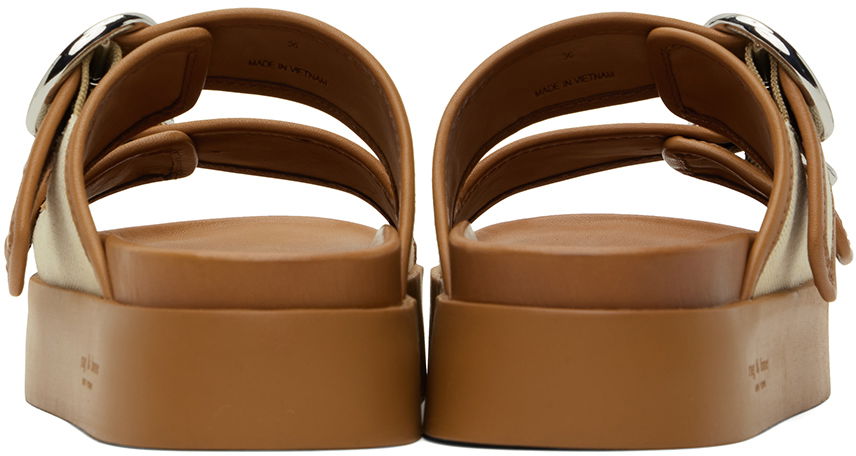 Modni dodatki rag & bone Rag & Bone Geo Buckle Platform Slides Rjava | WFF24PF034CV34, 1