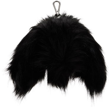 Obeski za ključe Simone Rocha Simone Rocha Faux Fur Hare Coin Purse Bag Charm Črna | COINPURSE1 0815, 0