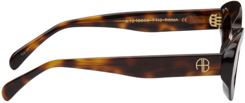 Sončna očala Anine Bing ANINE BING Roma Oval Sunglasses Rjava | A-12-10090-TTI3, 1