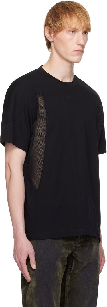 Majica Helmut Lang Helmut Lang Sport Mesh Panel T-Shirt Bela | P02HM512, 4