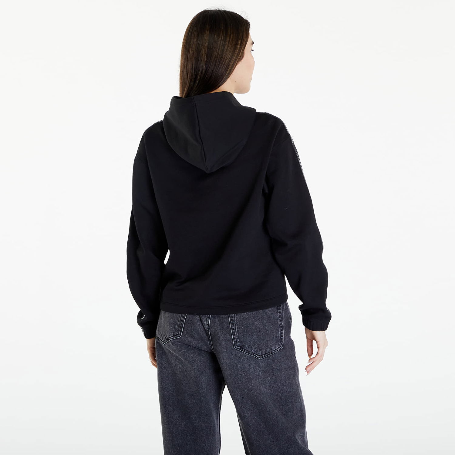 Pulover CALVIN KLEIN Logo Elastic Hoodie Črna | J20J223078 BEH, 1