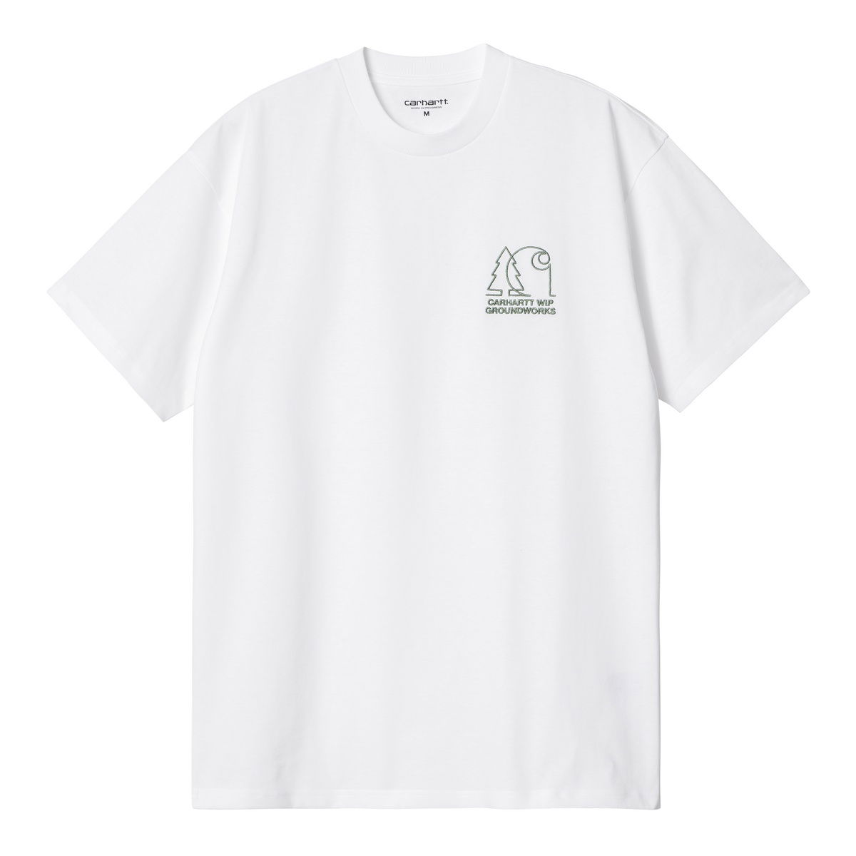 Majica Carhartt WIP Groundworks T-Shirt Bela | I032889_02_XX, 0