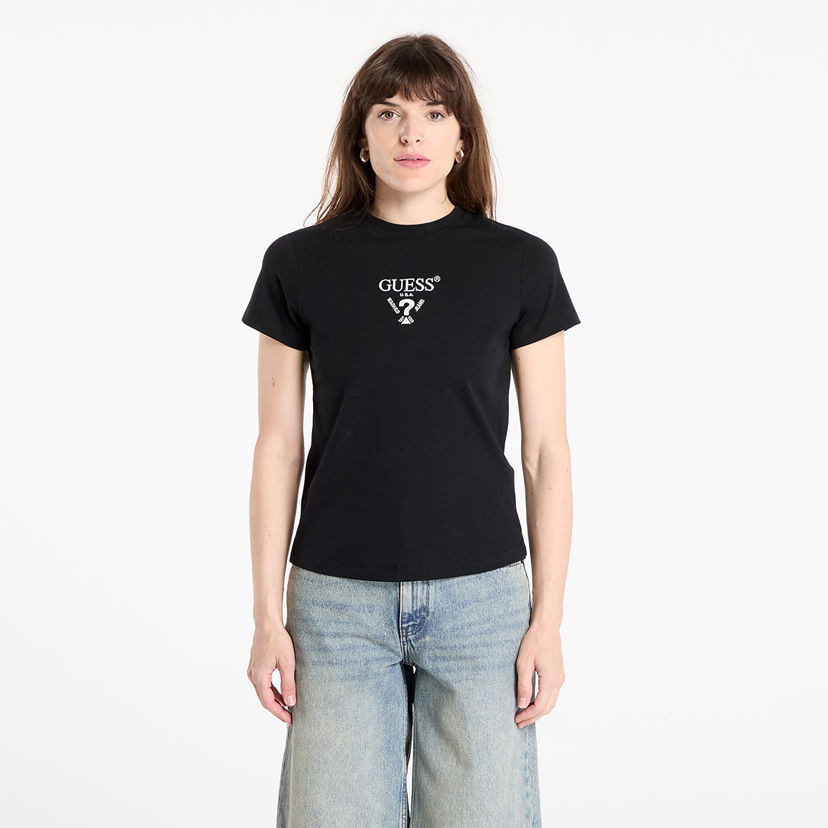Majica GUESS Guess Originals Colette Short Sleeve T-Shirt Črna | V4YI21KCDH1-FJ8N