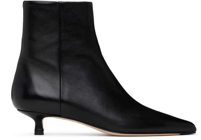 Oblačila Aeyde Aeyde Sofie Leather Ankle Boots Črna | A11-AB-RMAP35KT-0122-800-007