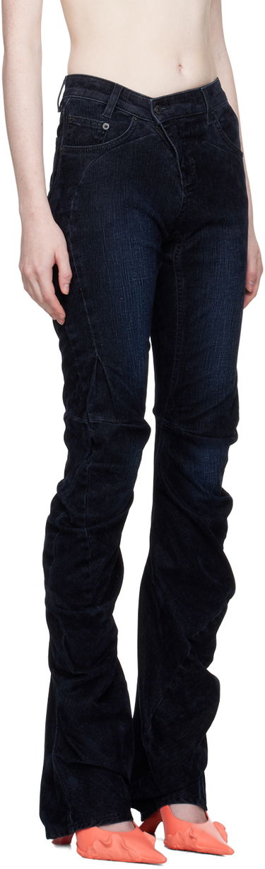 Kavbojke Ottolinger Ottolinger Offset Scrunch Jeans Modra | 1701712, 1