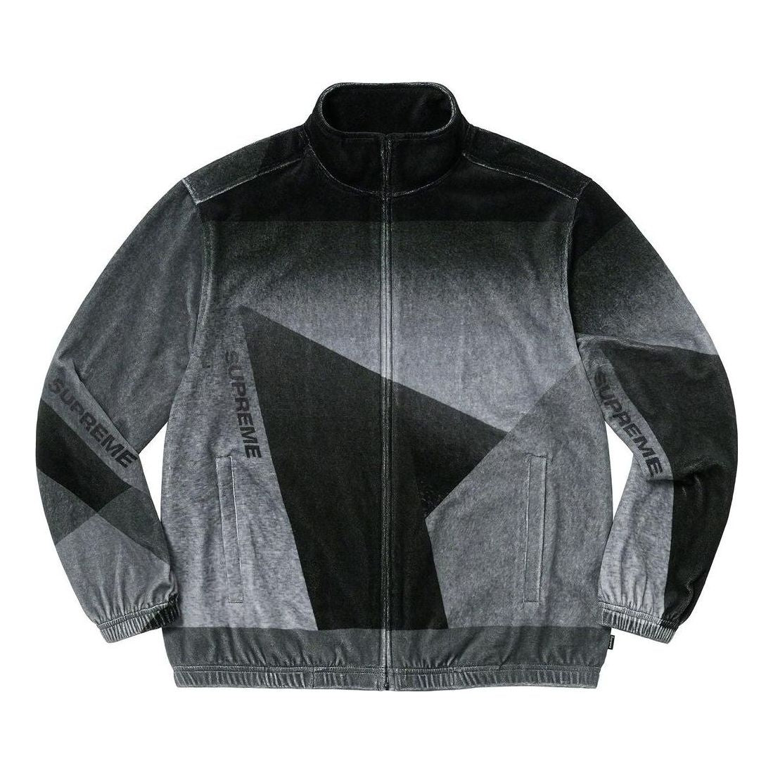 Pulover Supreme Geo Velour Track Jacket Črna | SUP-SS23-146, 0