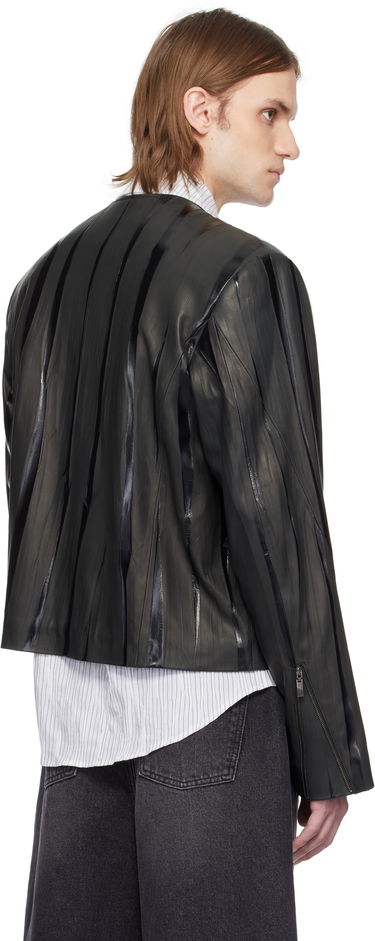 Bomber jakna ADER ERROR ADER error Product. 14 Cropped Leather Jacket Črna | BO01SSJK0107BK, 2