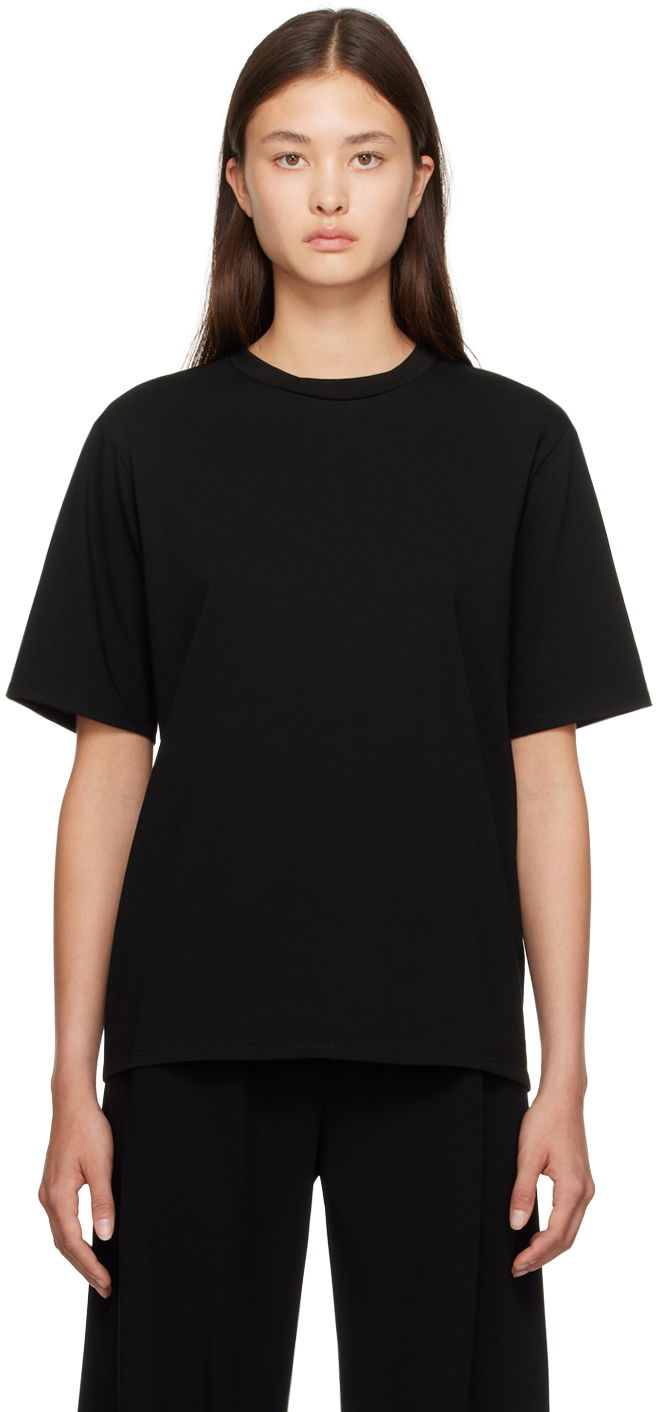 Majica The Row Chiara Black Relaxed Fit T-Shirt Črna | 5739-K220