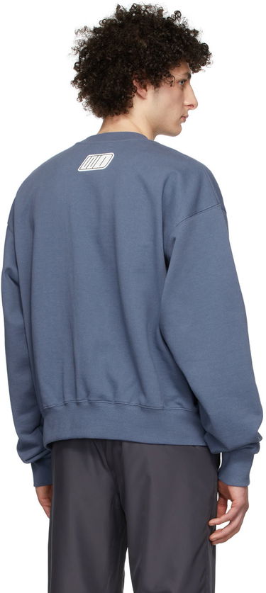 Pulover We11done We11done French Terry Sweatshirt Modra | WD-TS1-22-651-U-NV, 2