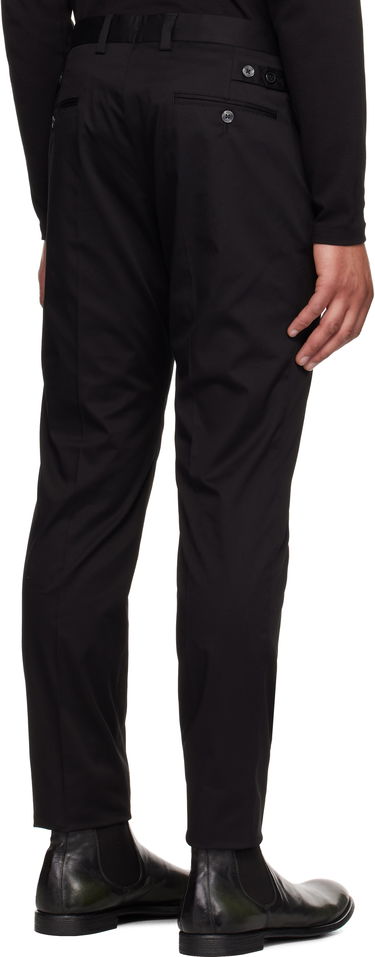 Hlače Dolce & Gabbana Dolce&Gabbana Twill Trousers Črna | GY6IEZGJ090, 2
