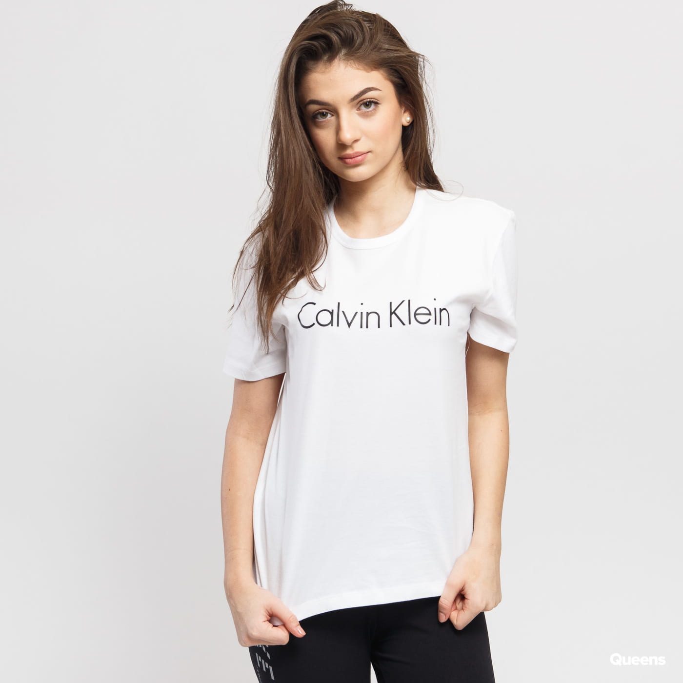 Majica CALVIN KLEIN SS Crew Neck C/O Bela | QS6105E-100, 0