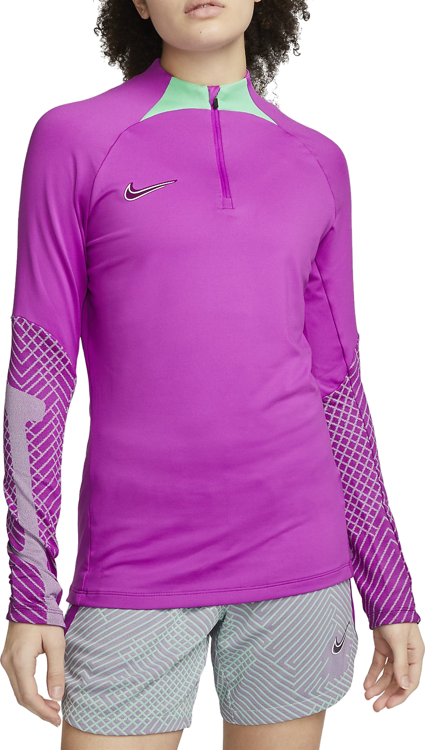 Pleteni pulover Nike Nike Dri-FIT Strike Drill Long Sleeve Top Lila | dq6749-551