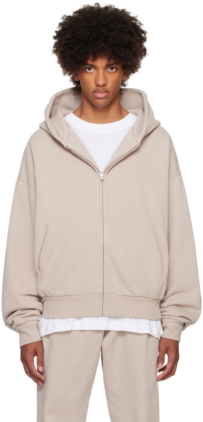 Pulover Entire Studios Thermal Hoodie Bež | ES2488SC, 0