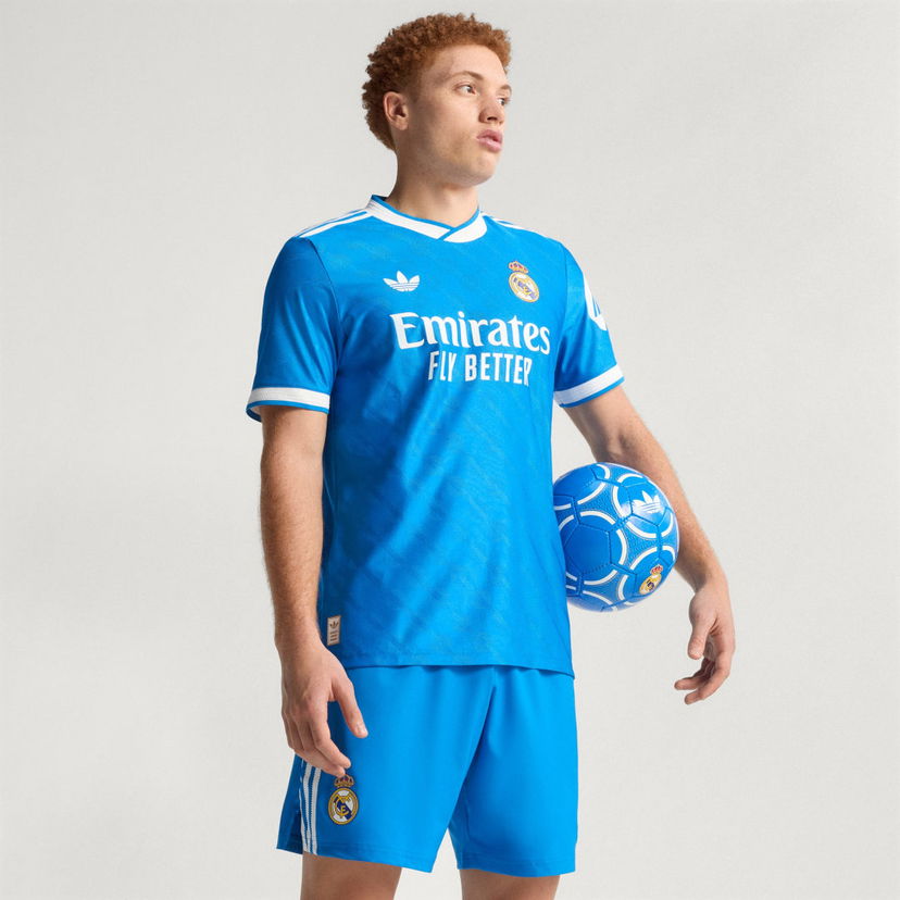 Dres adidas Performance Real Madrid 25/26 Authentic Third Jersey Modra | JV5839
