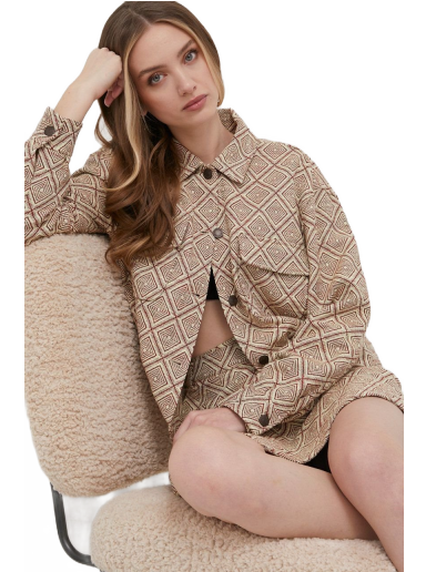 Jakna Samsoe Samsoe Monica Overshirt Bež | F22100068