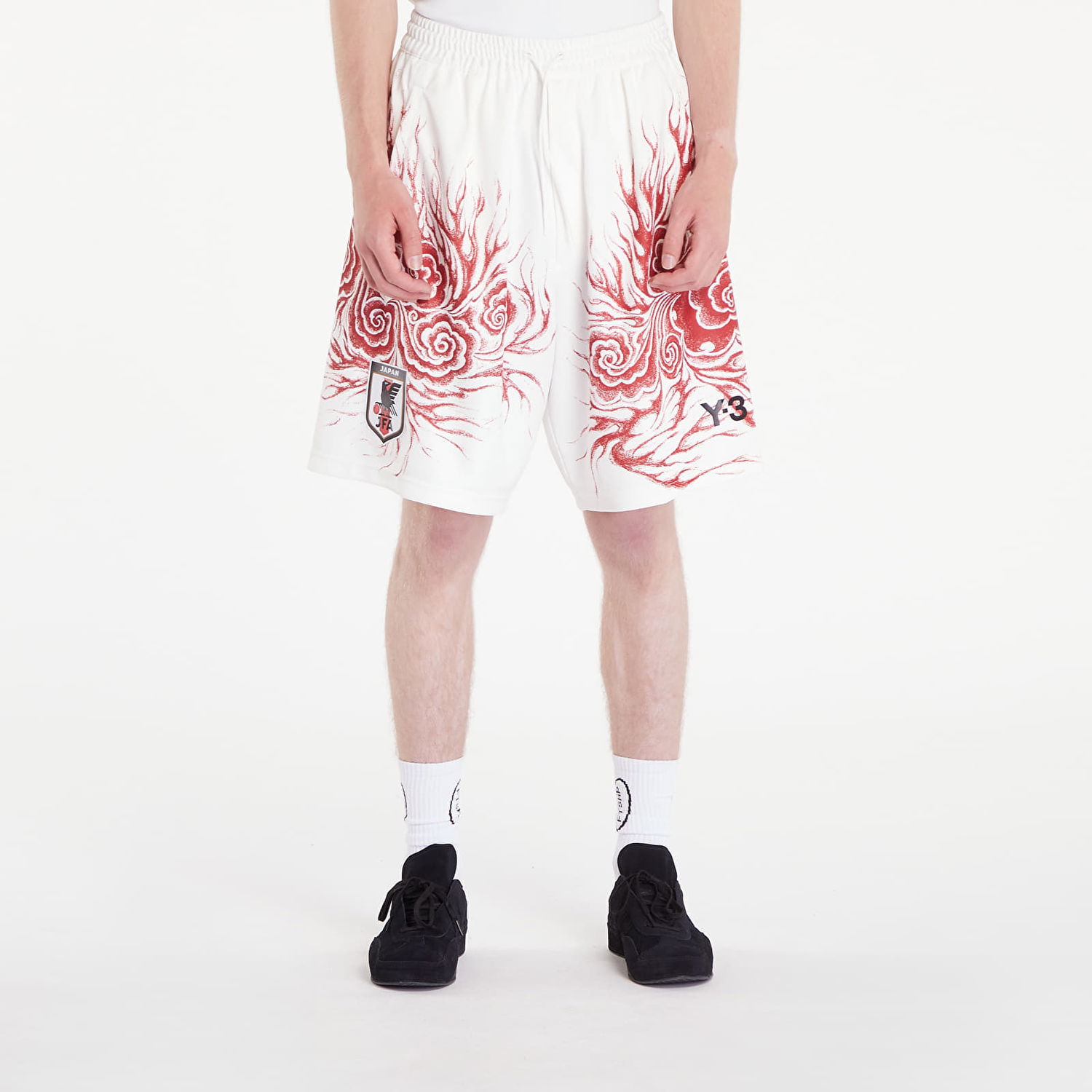 Kratke hlače Y-3 JFA Graphic Shorts Core Bela | JC7569, 0