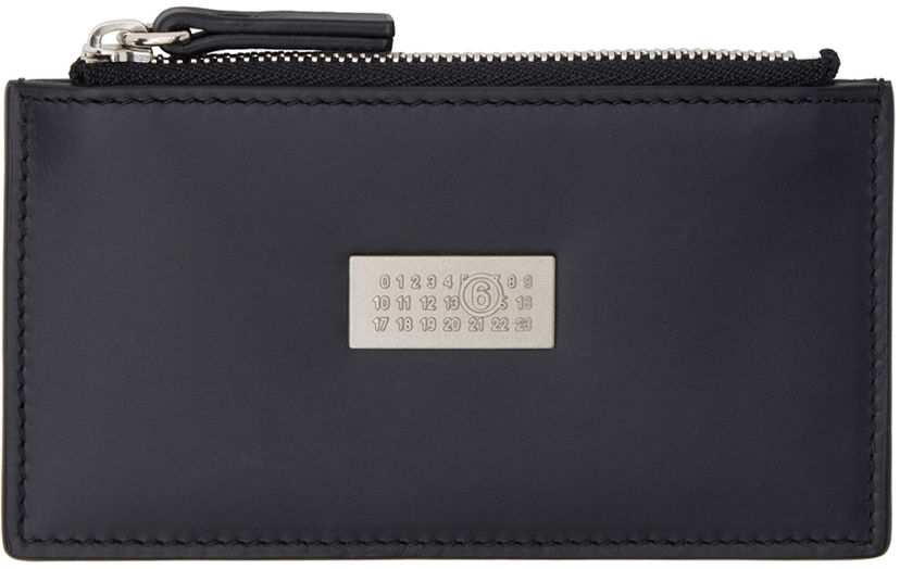 Denarnica Maison Margiela Card Holder Leather Črna | SA5UI0016 P7179