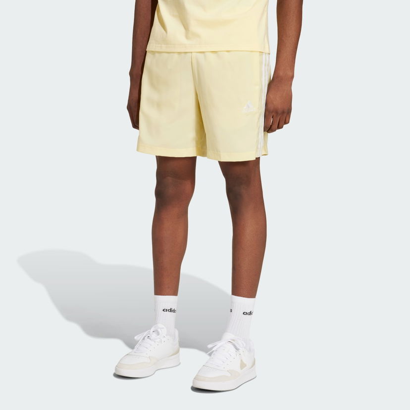 Kratke hlače adidas Performance AEROREADY Essentials Chelsea 3-Stripes Shorts Rumena | IW7662