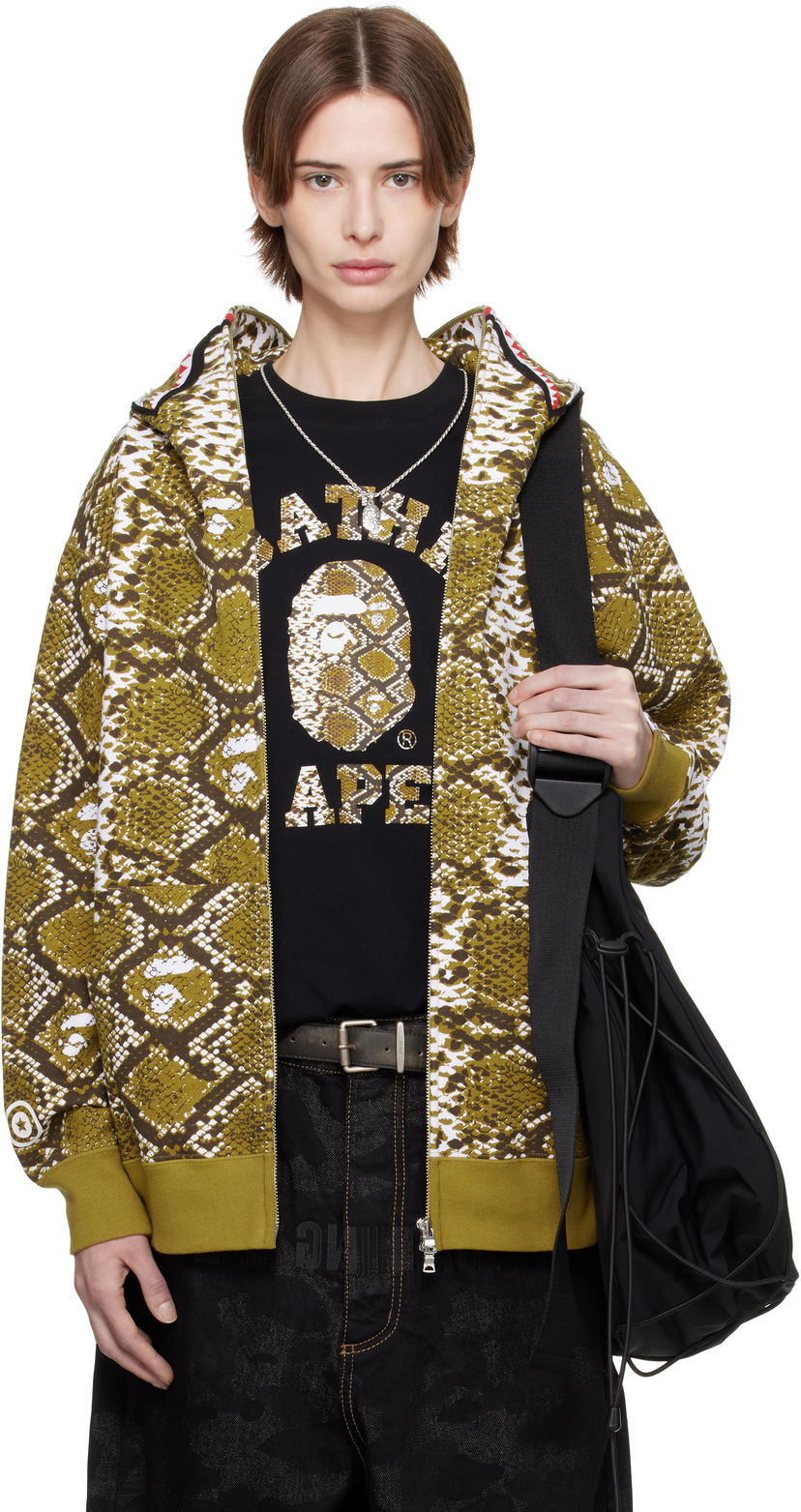 Pulover BAPE A Bathing Ape Shark Exclusive Hoodie Zelena | Shark Hoodie