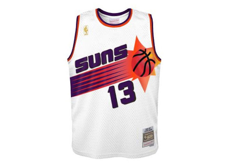Dres Mitchell & Ness Mitchell & Ness Phoenix Suns Steve Nash Swingman Jersey Bela | 9N2B7BHM0-SUNSN-Y96, 0