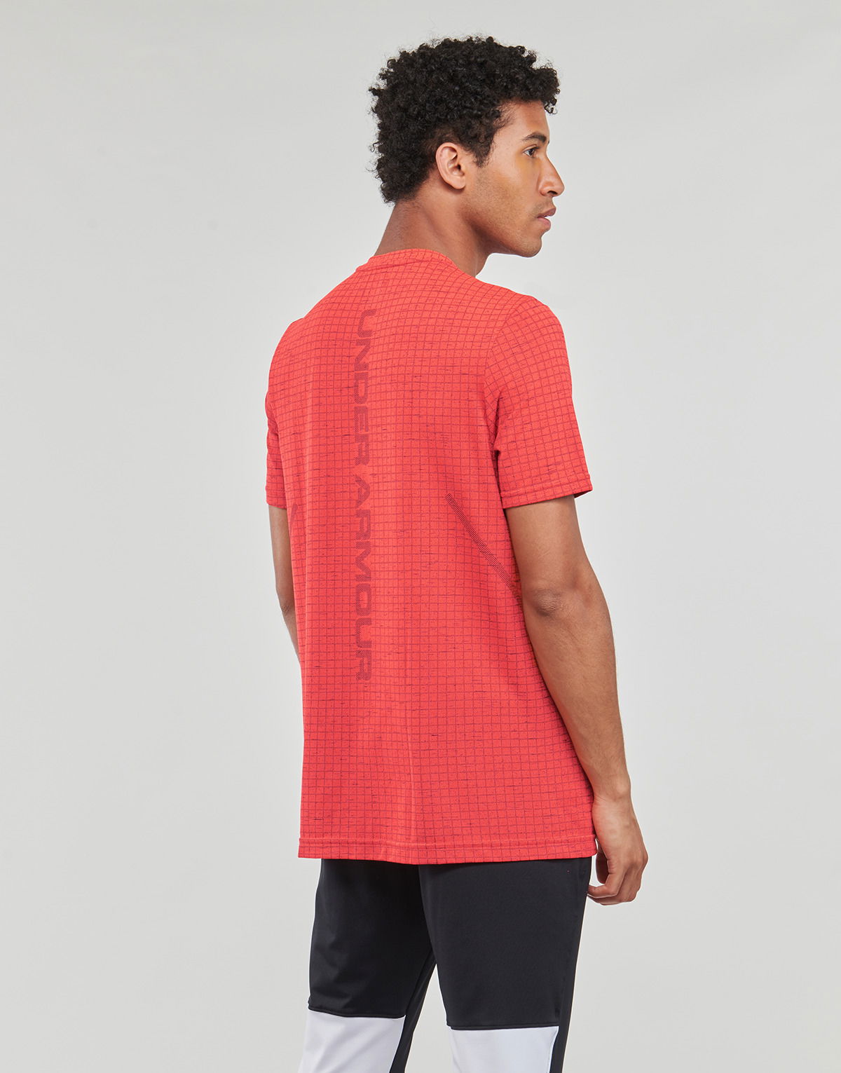 Majica Under Armour Seamless Grid Tee Rdeča | 1376921-628, 1