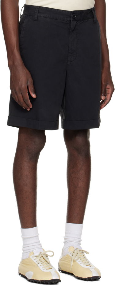 Kratke hlače A.P.C. A.P.C. Andrew Cuffed Shorts Črna | COHKU-H10219, 1
