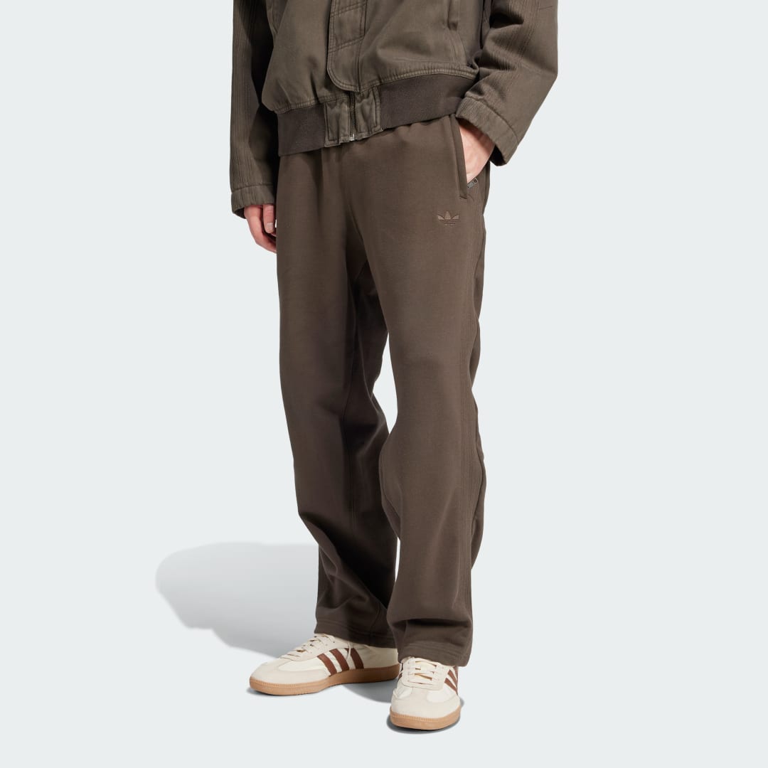 Trenirka adidas Performance Premium Essentials Open Hem Pants Rjava | JD3318, 0