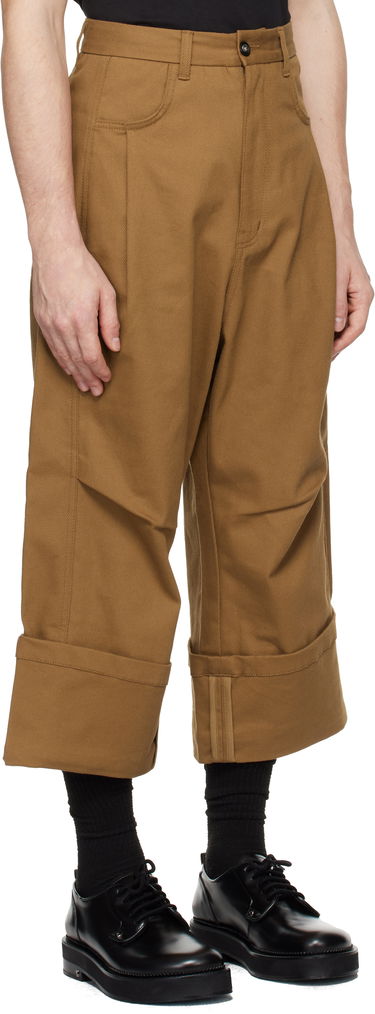 Hlače ADER ERROR Trousers With Rolled Cuffs Rjava | BN01FWBT0102CM, 1