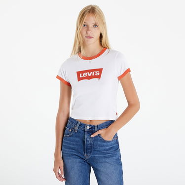 Majica Levi's Graphic Ringer Mini Tee Bela | A3523-0004, 0