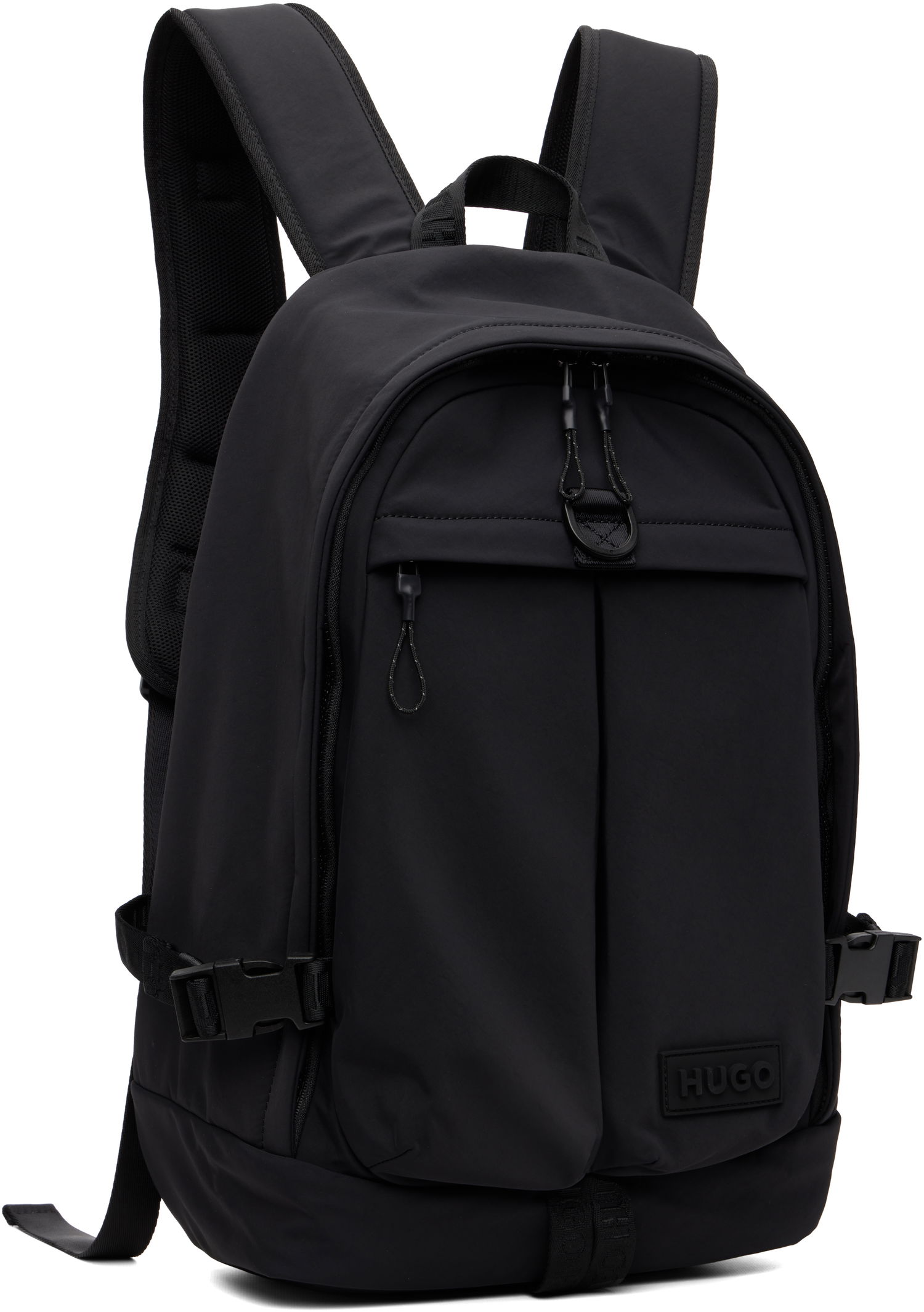 Nahrbtnik BOSS Hugo Logo Patch Backpack Črna | 50551814, 1
