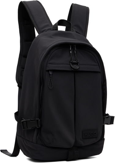 Nahrbtnik BOSS Hugo Logo Patch Backpack Črna | 50551814, 1