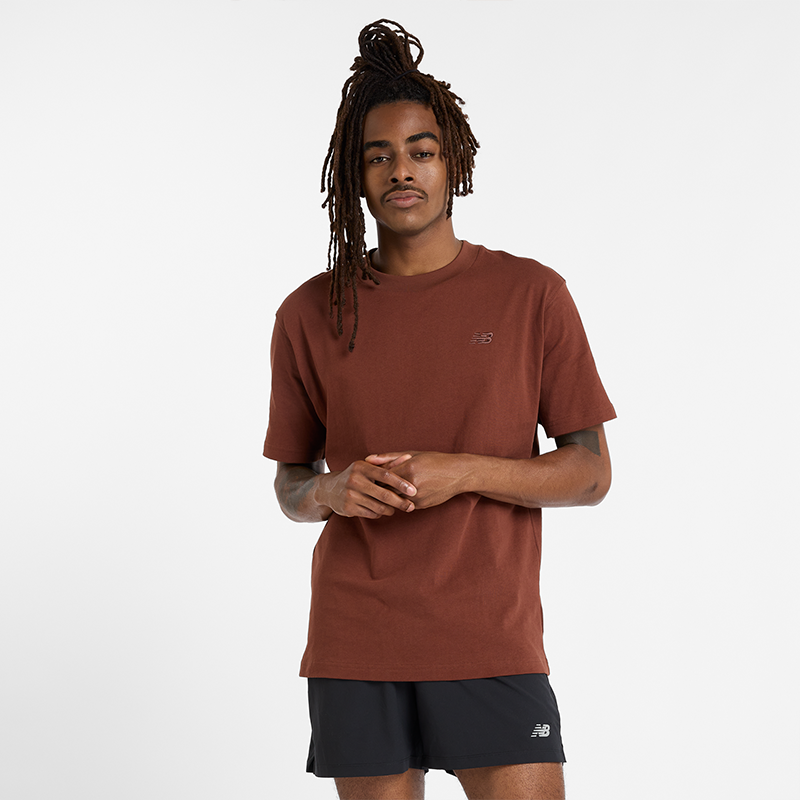 Majica New Balance T-Shirt Casual Rjava | NBMT41533ROK