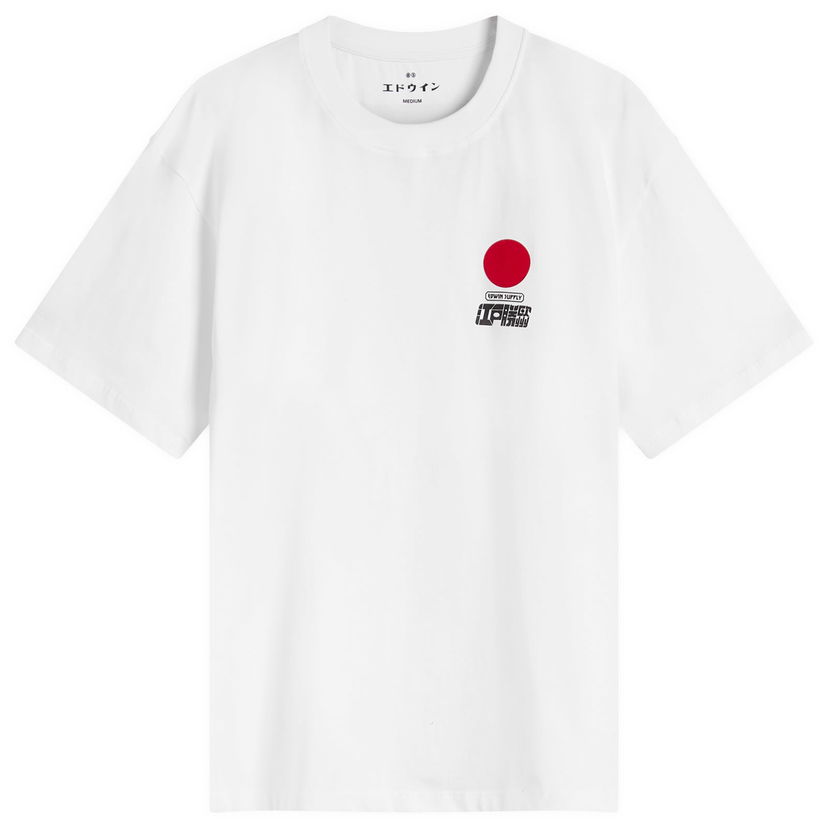 Majica EDWIN Sun Graphic T-Shirt Bela | I035002-0200